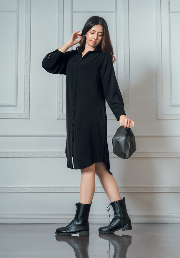 LUNA SHIRT DRESS